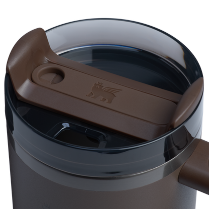 Splash-Resistant FlowState The Quencher H2.0 Flowstate Tumbler D051L - FlowState 3-Position Lid Insulated Travel Mug Detail
