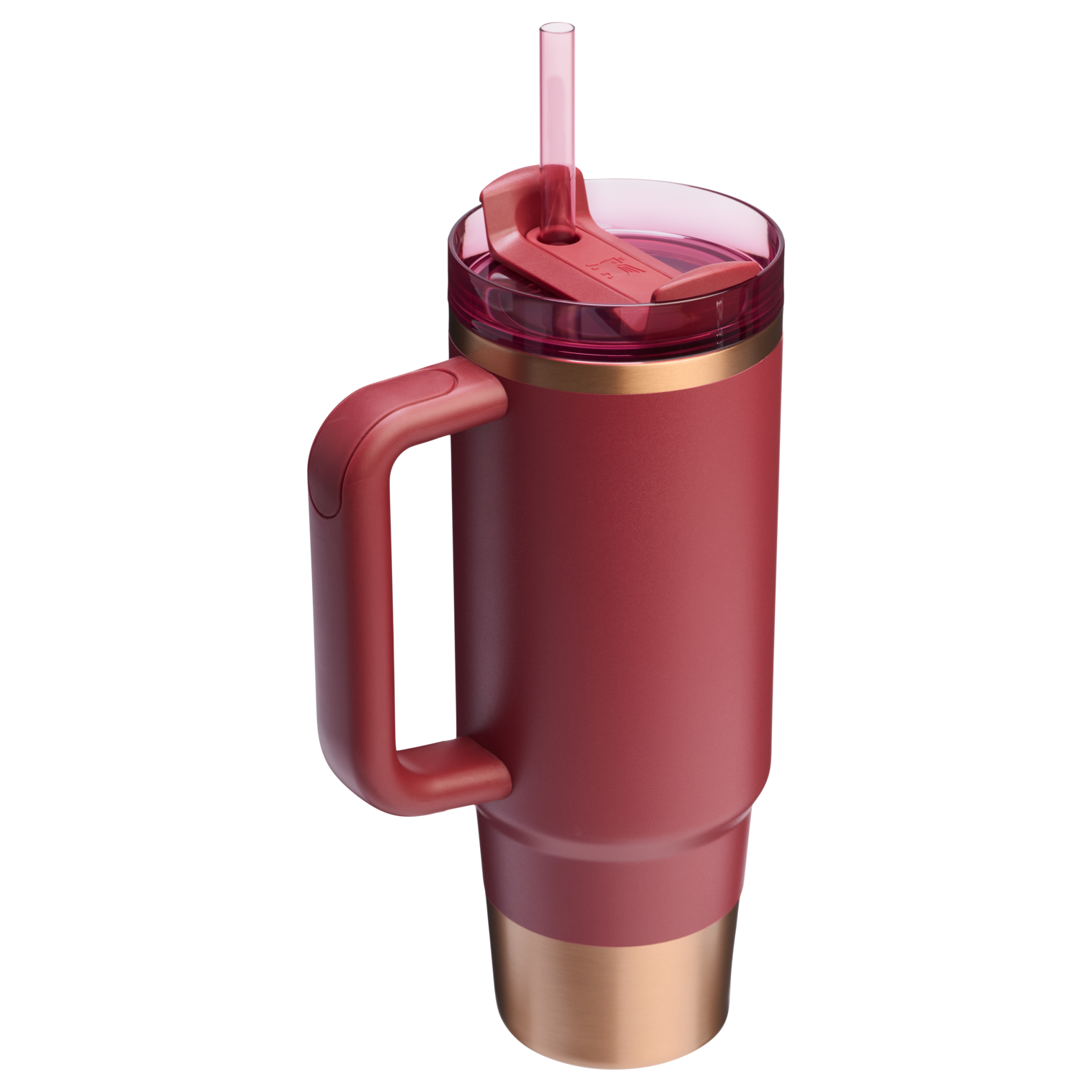 Splash-Resistant FlowState The Quencher H2.0 Flowstate Tumbler D051L - FlowState 3-Position Lid Insulated Travel Mug Detail