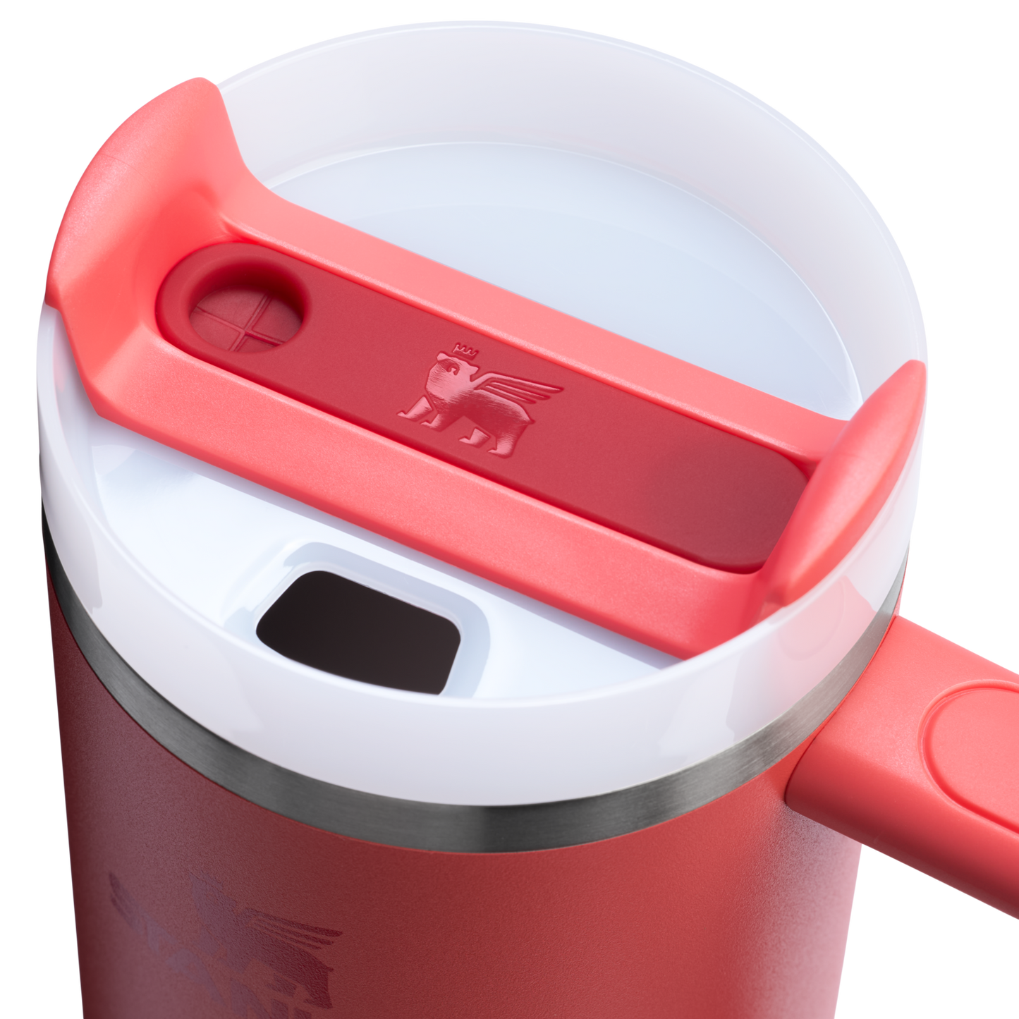 Splash-Resistant FlowState The Quencher H2.0 Flowstate Tumbler D030T - Double-Wall Vacuum Insulated Travel Tumbler with Straw Detail