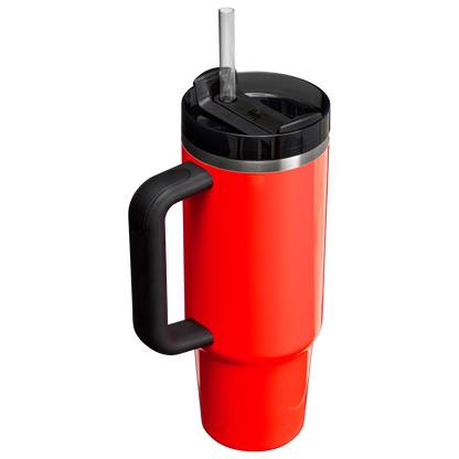 Splash-Resistant FlowState The Quencher H2.0 Flowstate Tumbler D051L - FlowState 3-Position Lid Insulated Travel Mug Detail