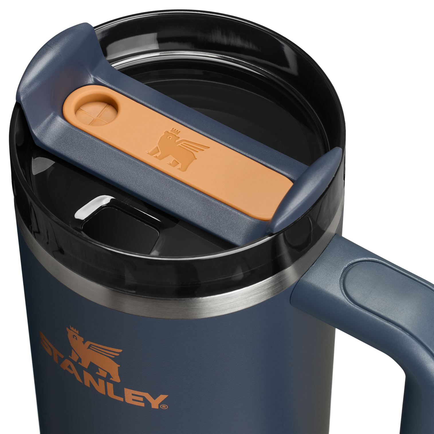 Splash-Resistant FlowState The Quencher H2.0 Flowstate Tumbler D030T - Double-Wall Vacuum Insulated Travel Tumbler with Straw Detail