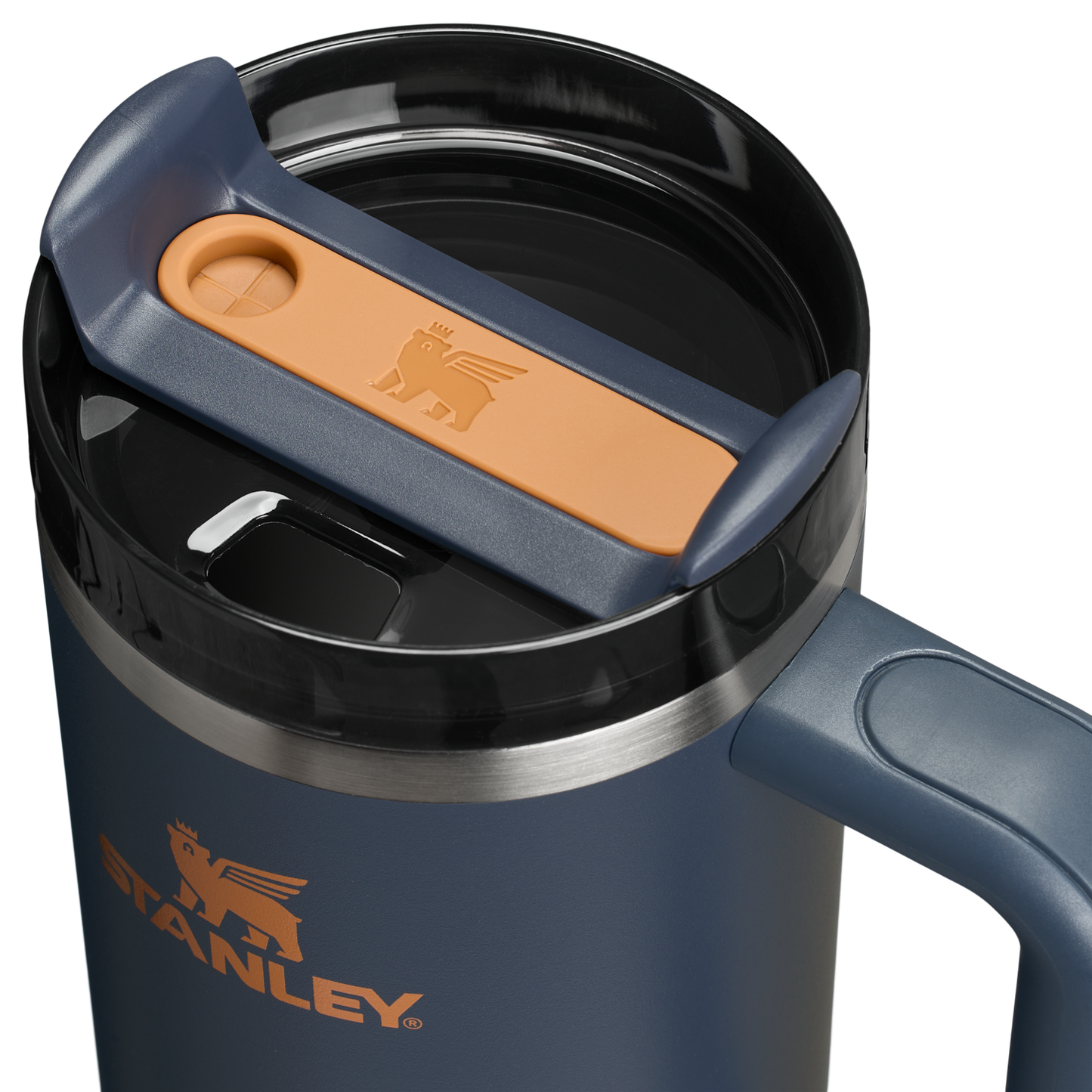 Splash-Resistant FlowState The Quencher H2.0 Flowstate Tumbler D051L - FlowState 3-Position Lid Insulated Travel Mug Detail
