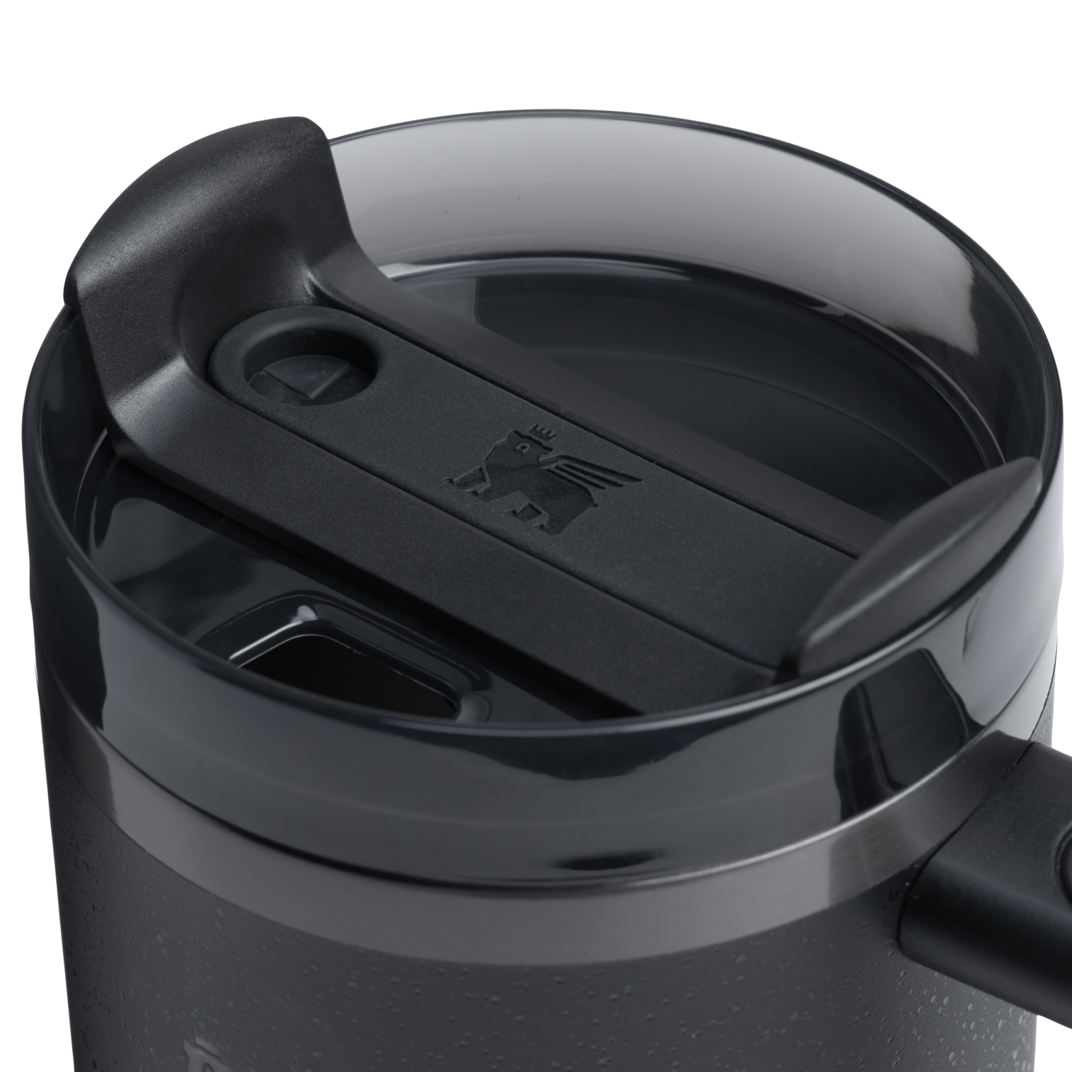 Splash-Resistant FlowState The Quencher H2.0 Flowstate Tumbler  | Stanley Create D332L - Double-Wall Vacuum Insulated Travel Tumbler with Straw Detail