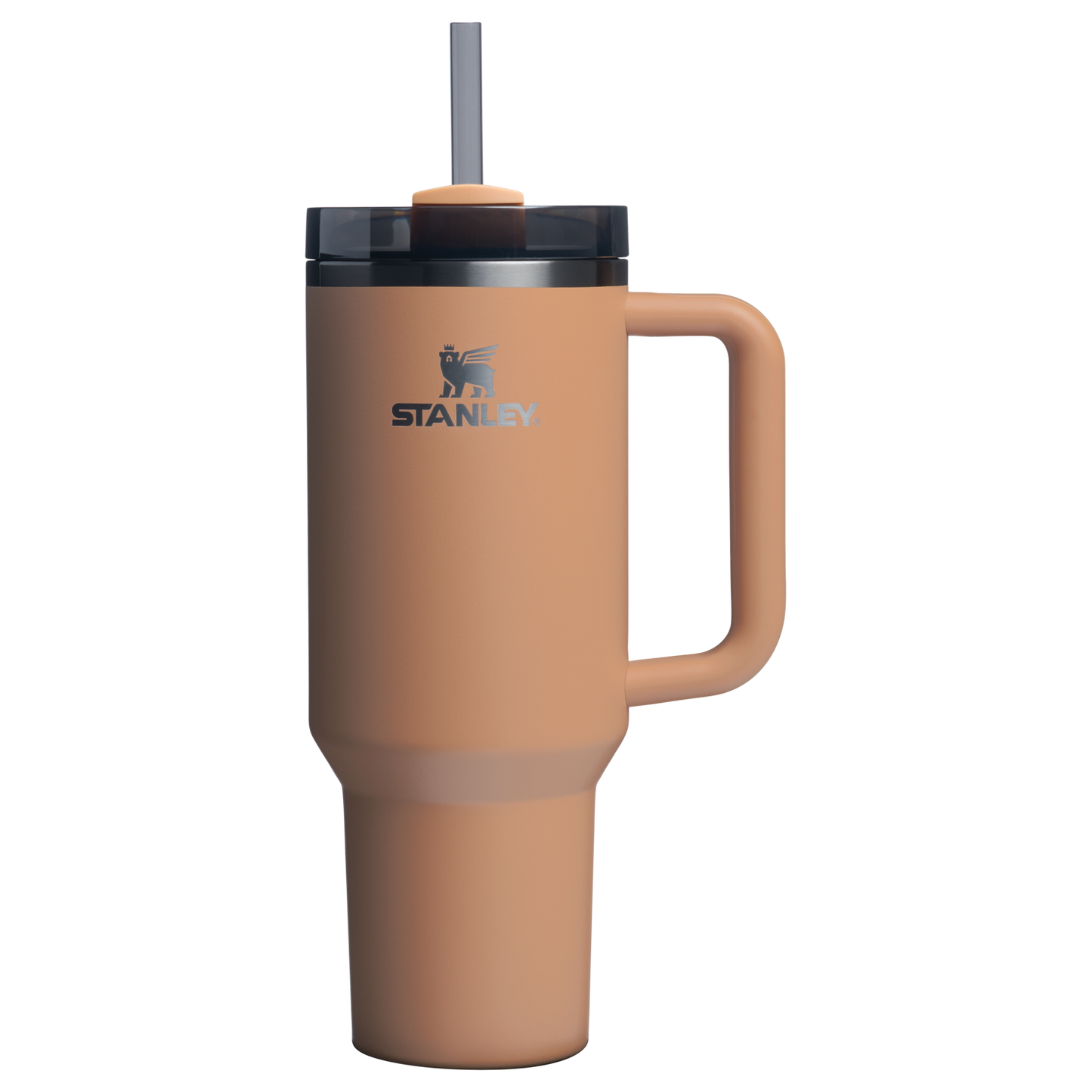 Splash-Resistant FlowState The Quencher H2.0 Flowstate Tumbler  | Stanley Create D332L - Double-Wall Vacuum Insulated Travel Tumbler with Straw Detail
