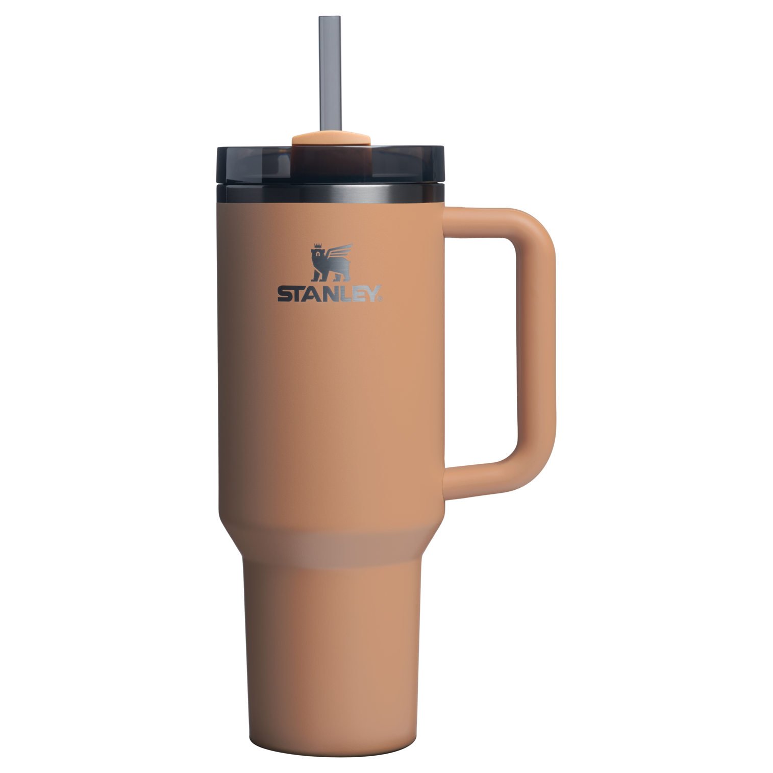 Splash-Resistant FlowState The Quencher H2.0 Flowstate Tumbler  | Stanley Create D332L - Double-Wall Vacuum Insulated Travel Tumbler with Straw Detail