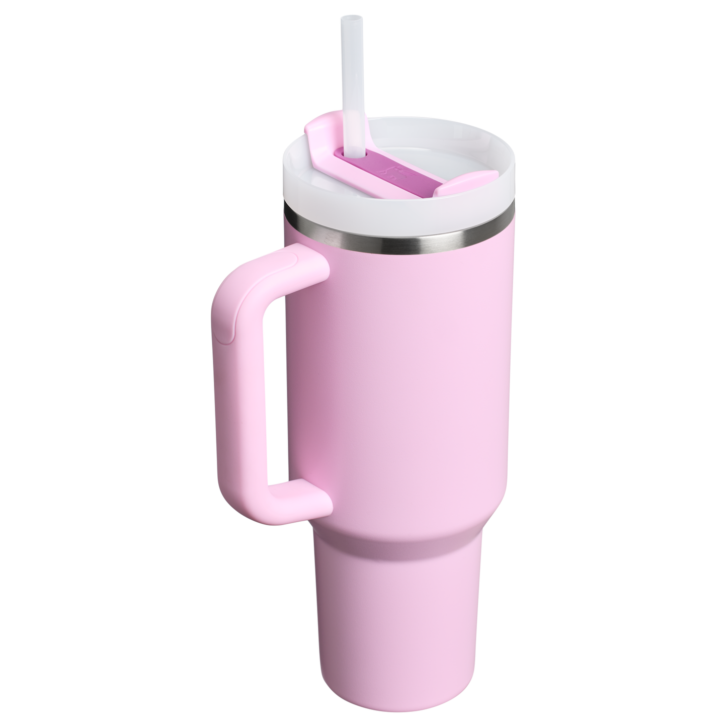 Splash-Resistant FlowState The Quencher H2.0 Flowstate Tumbler  | Stanley Create D332L - Double-Wall Vacuum Insulated Travel Tumbler with Straw Detail