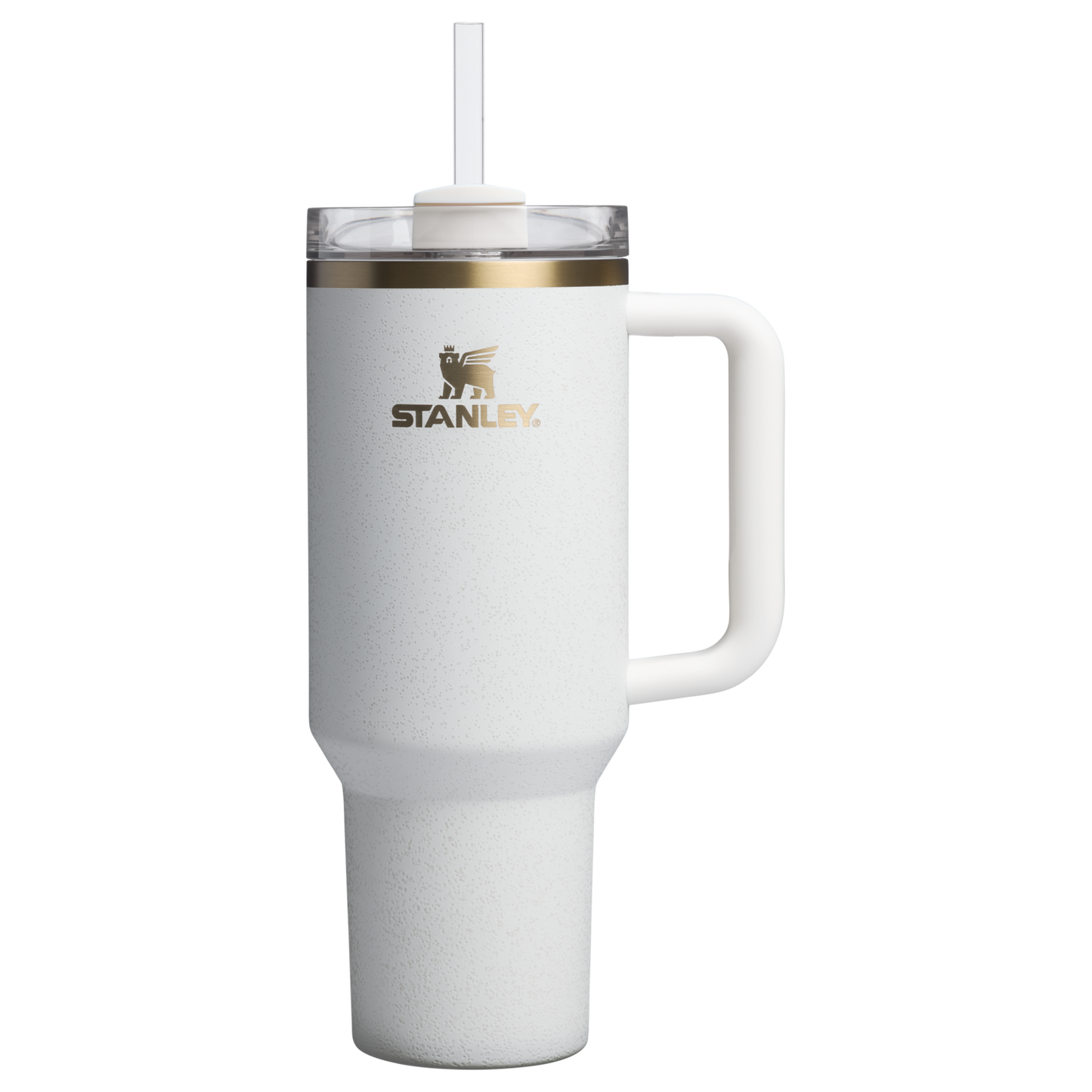 Splash-Resistant FlowState The Quencher H2.0 Flowstate Tumbler  | Stanley Create D332L - Double-Wall Vacuum Insulated Travel Tumbler with Straw Detail