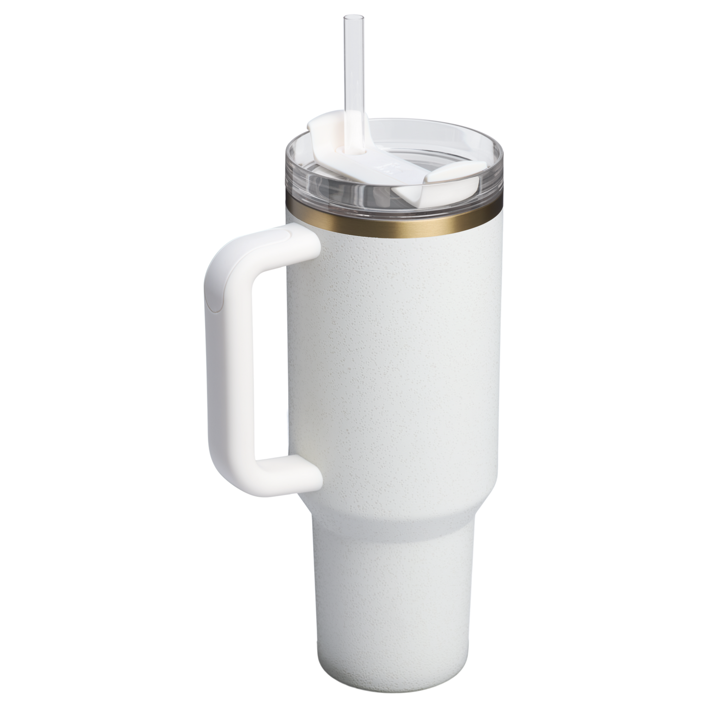 Splash-Resistant FlowState The Quencher H2.0 Flowstate Tumbler  | Stanley Create D332L - Double-Wall Vacuum Insulated Travel Tumbler with Straw Detail