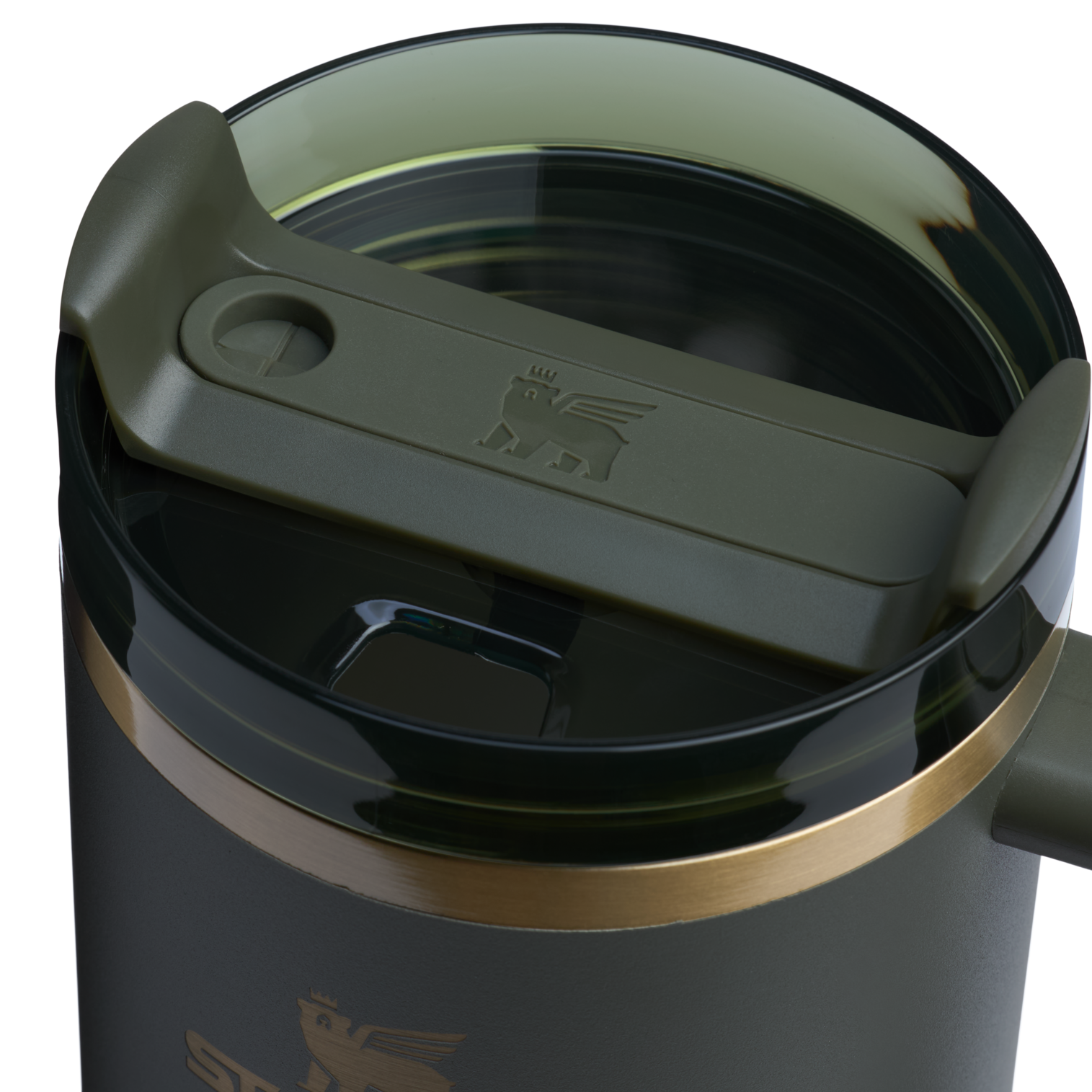 Splash-Resistant FlowState The Quencher H2.0 Flowstate Tumbler  | Stanley Create D332L - Double-Wall Vacuum Insulated Travel Tumbler with Straw Detail