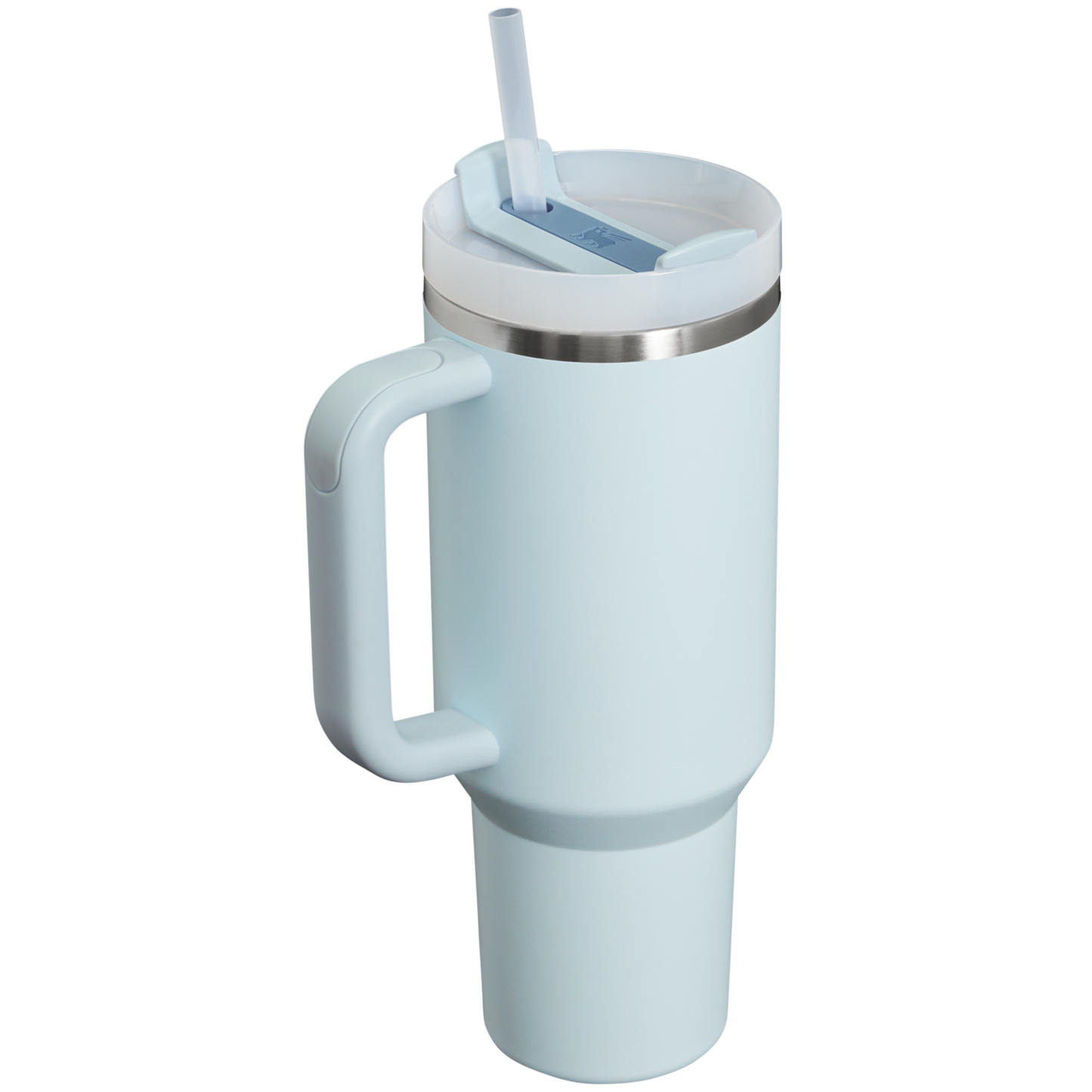 Splash-Resistant FlowState The Quencher H2.0 Flowstate Tumbler  | Stanley Create D332L - Double-Wall Vacuum Insulated Travel Tumbler with Straw Detail