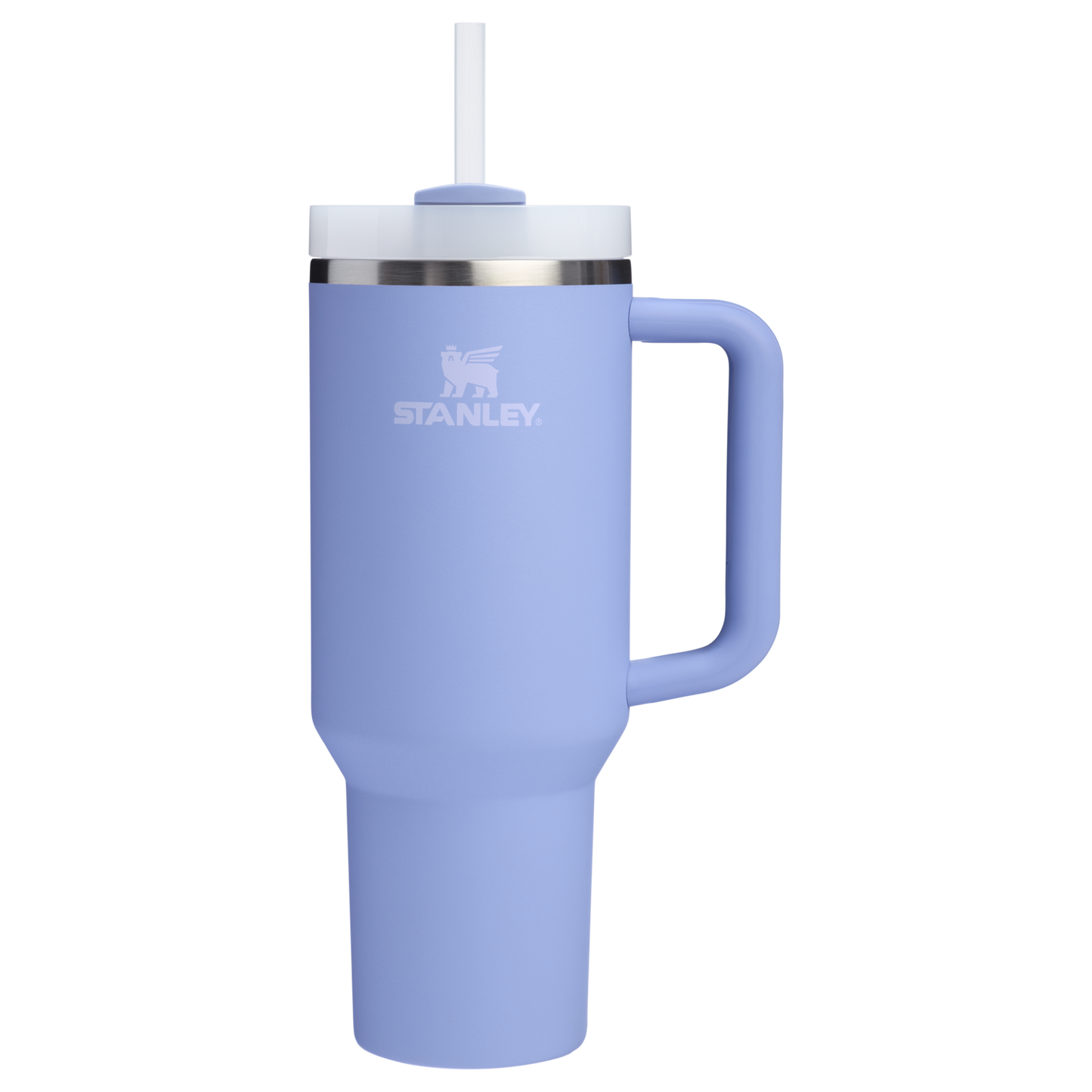 Splash-Resistant FlowState The Quencher H2.0 Flowstate Tumbler  | Stanley Create D332L - Double-Wall Vacuum Insulated Travel Tumbler with Straw Detail