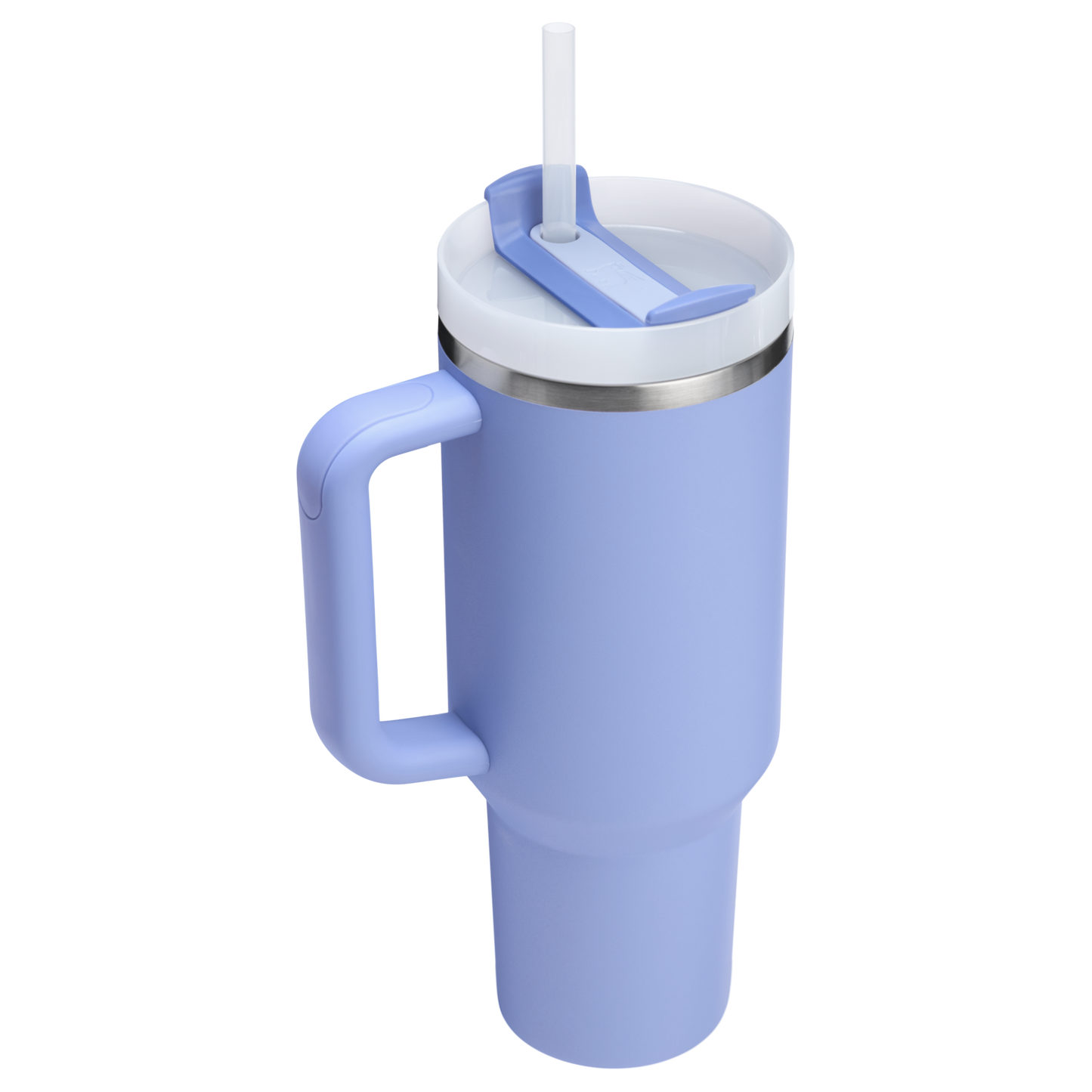 Splash-Resistant FlowState The Quencher H2.0 Flowstate Tumbler  | Stanley Create D332L - Double-Wall Vacuum Insulated Travel Tumbler with Straw Detail