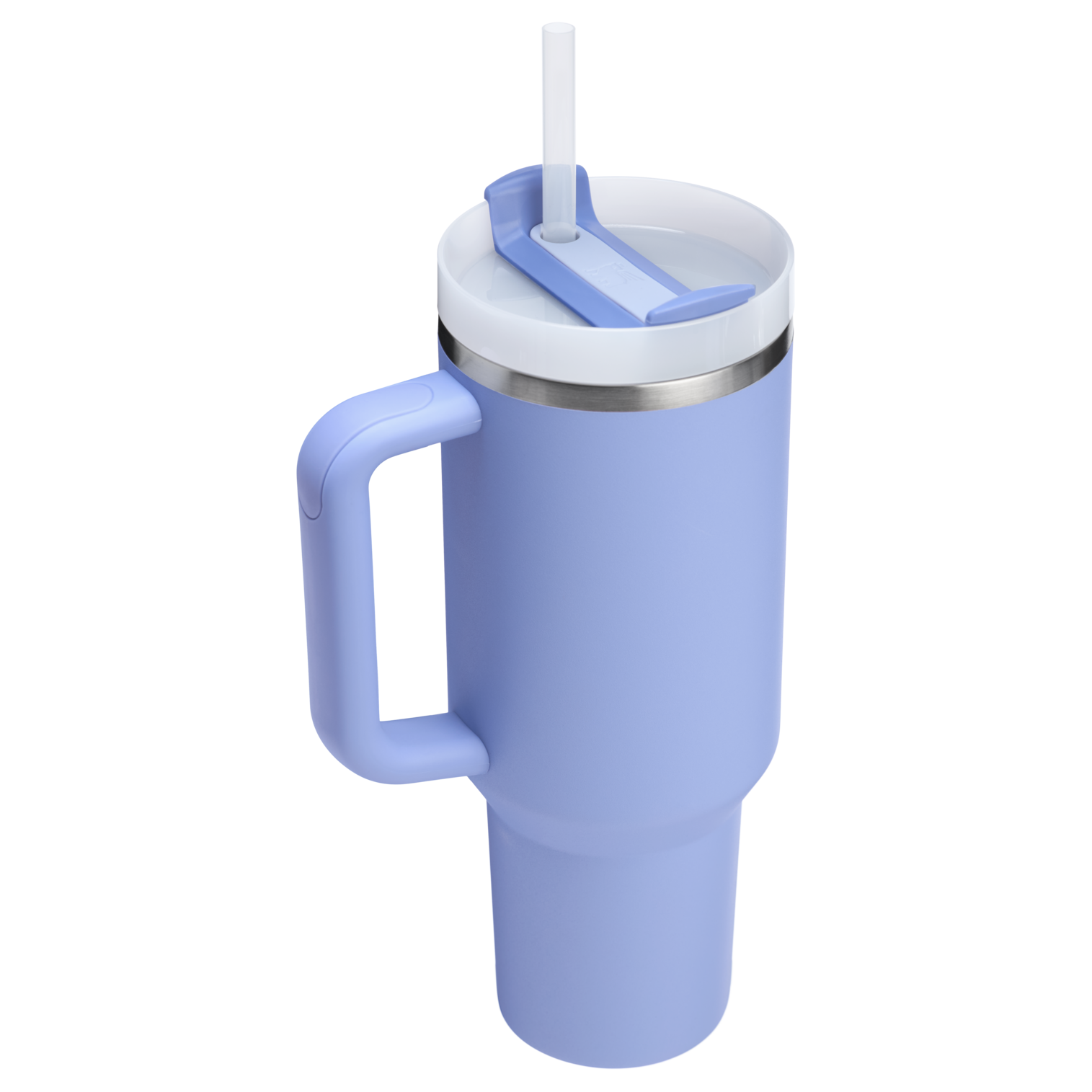 Splash-Resistant FlowState The Quencher H2.0 Flowstate Tumbler  | Stanley Create D332L - Double-Wall Vacuum Insulated Travel Tumbler with Straw Detail