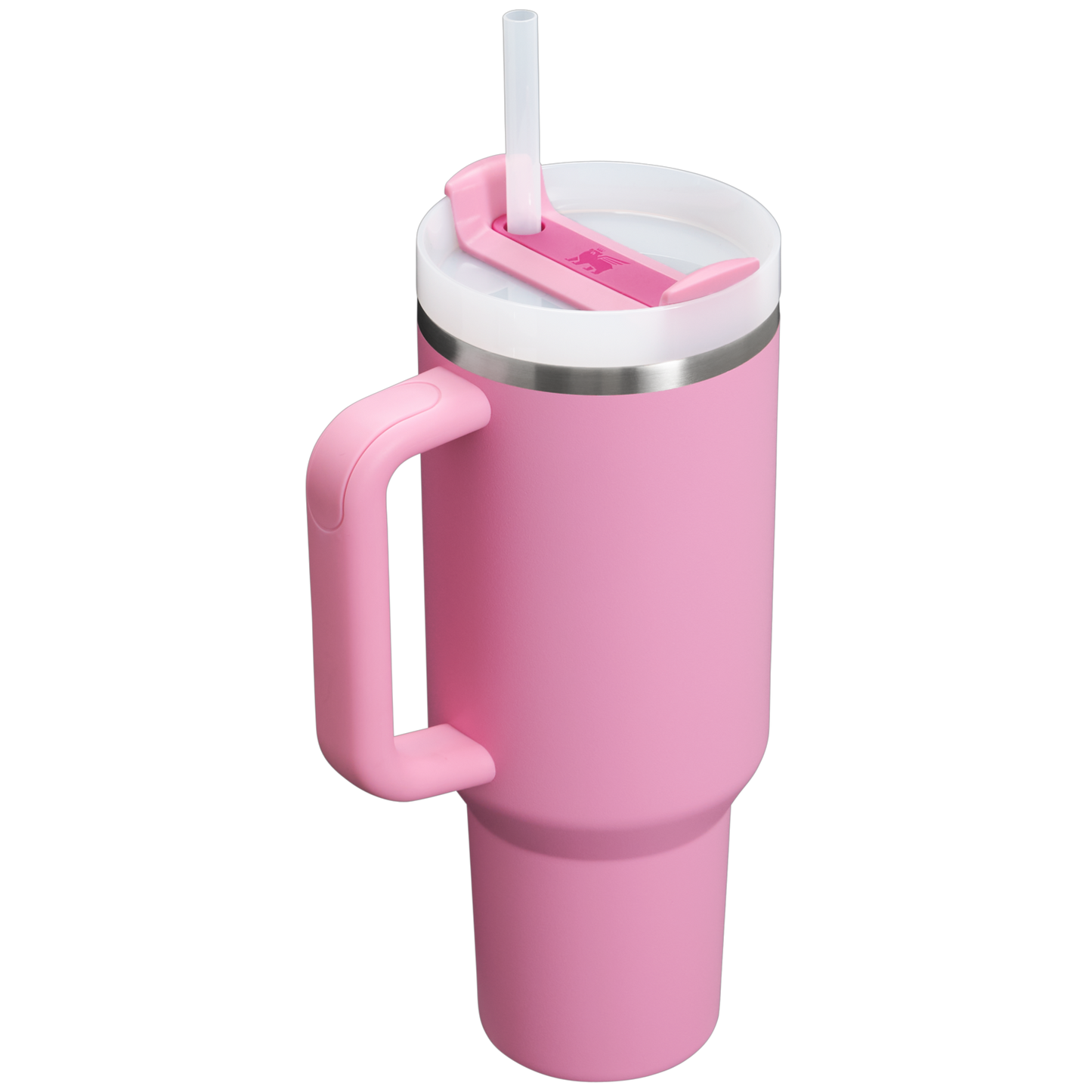 Splash-Resistant FlowState The Quencher H2.0 Flowstate Tumbler  | Stanley Create D332L - Double-Wall Vacuum Insulated Travel Tumbler with Straw Detail