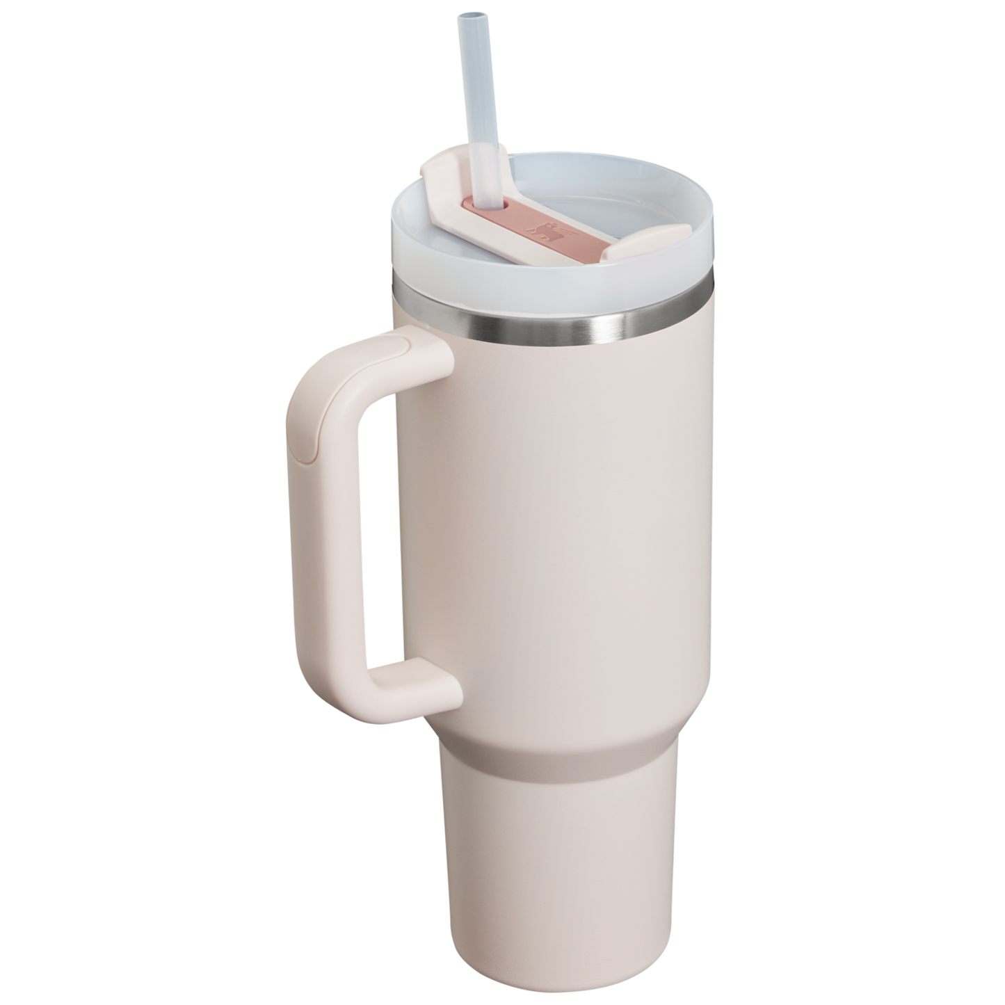 Splash-Resistant FlowState The Quencher H2.0 Flowstate Tumbler  | Stanley Create D332L - Double-Wall Vacuum Insulated Travel Tumbler with Straw Detail