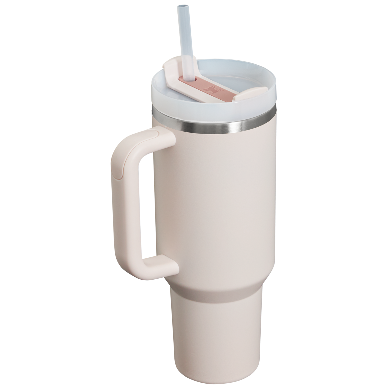 Splash-Resistant FlowState The Quencher H2.0 Flowstate Tumbler  | Stanley Create D332L - Double-Wall Vacuum Insulated Travel Tumbler with Straw Detail