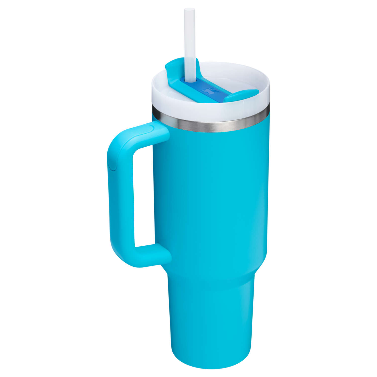 Splash-Resistant FlowState The Quencher H2.0 Flowstate Tumbler  | Stanley Create D332L - Double-Wall Vacuum Insulated Travel Tumbler with Straw Detail