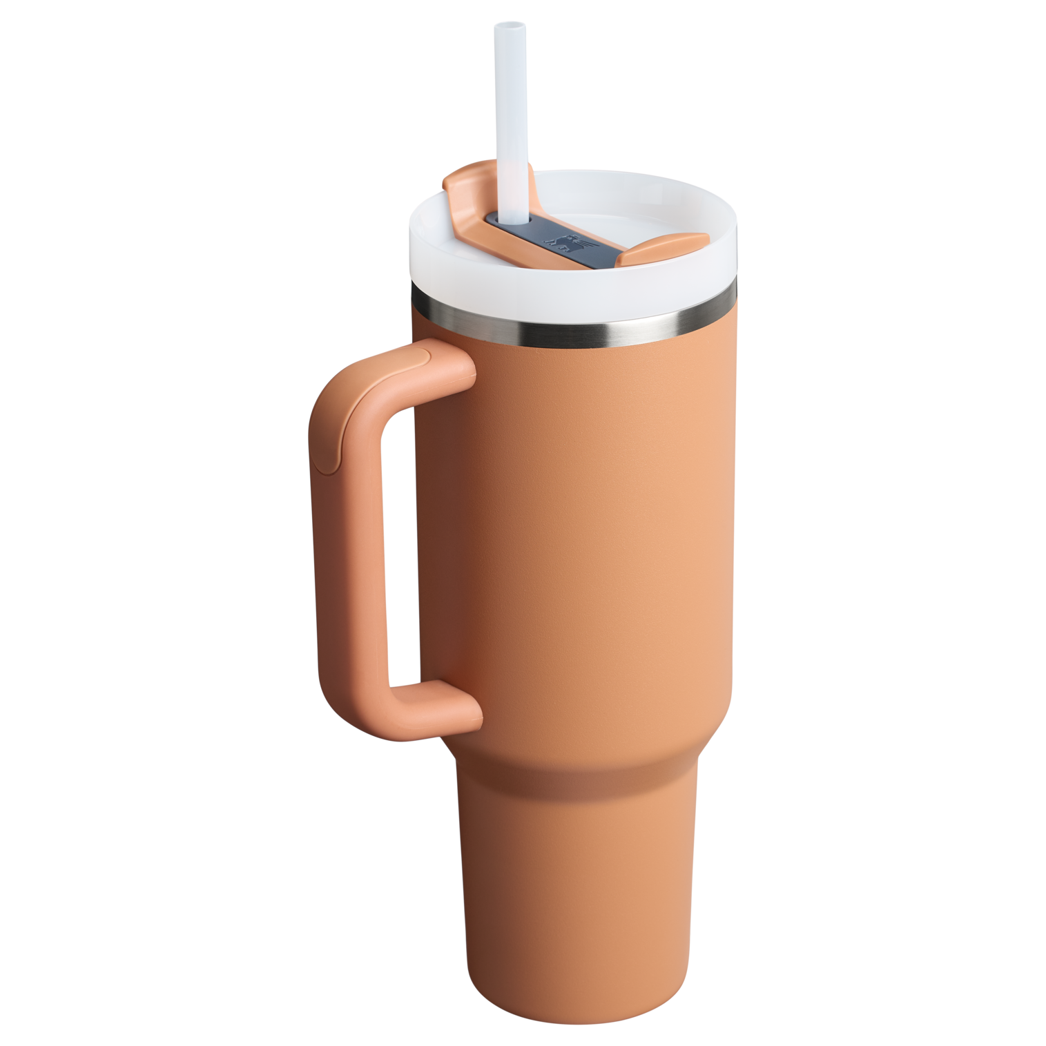 Splash-Resistant FlowState The Quencher H2.0 Flowstate Tumbler  | Stanley Create D332L - Double-Wall Vacuum Insulated Travel Tumbler with Straw Detail