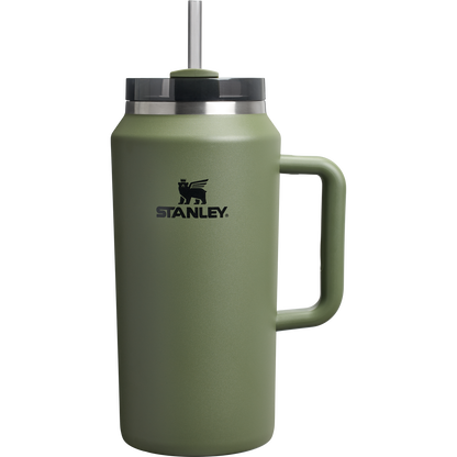 Splash-Resistant FlowState The Quencher H2.0 Flowstate Tumbler D033Q - Premium Stainless Steel Straw Cup for All-Day Hydration - Dried Pine