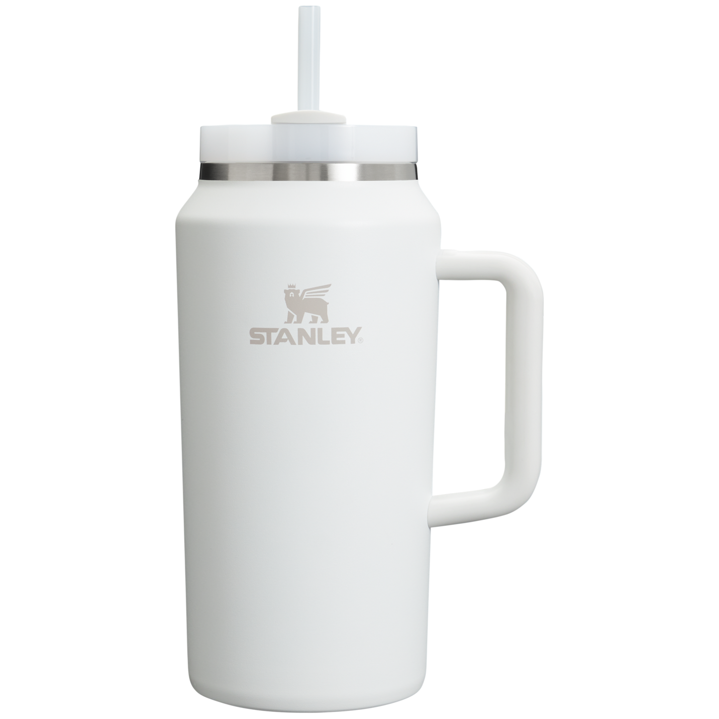 Splash-Resistant FlowState The Quencher H2.0 Flowstate Tumbler D033Q - Premium Stainless Steel Straw Cup for All-Day Hydration - Frost