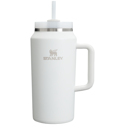 Large Capacity The Quencher H2.0 Flowstate Tumbler D365U - Double-Wall Vacuum Insulated Travel Tumbler with Straw - Frost