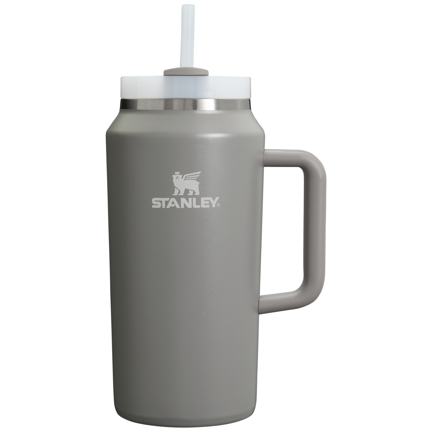 Splash-Resistant FlowState The Quencher H2.0 Flowstate Tumbler D033Q - Premium Stainless Steel Straw Cup for All-Day Hydration - Stone