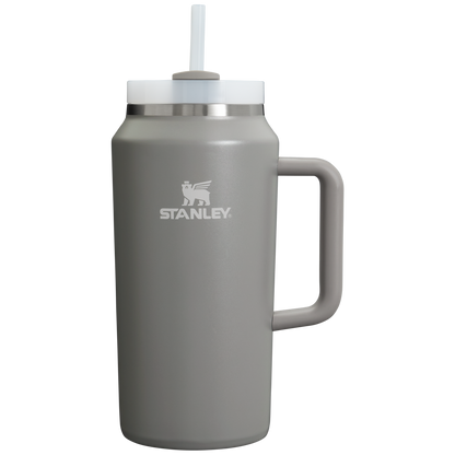 Splash-Resistant FlowState The Quencher H2.0 Flowstate Tumbler D033Q - Premium Stainless Steel Straw Cup for All-Day Hydration - Stone