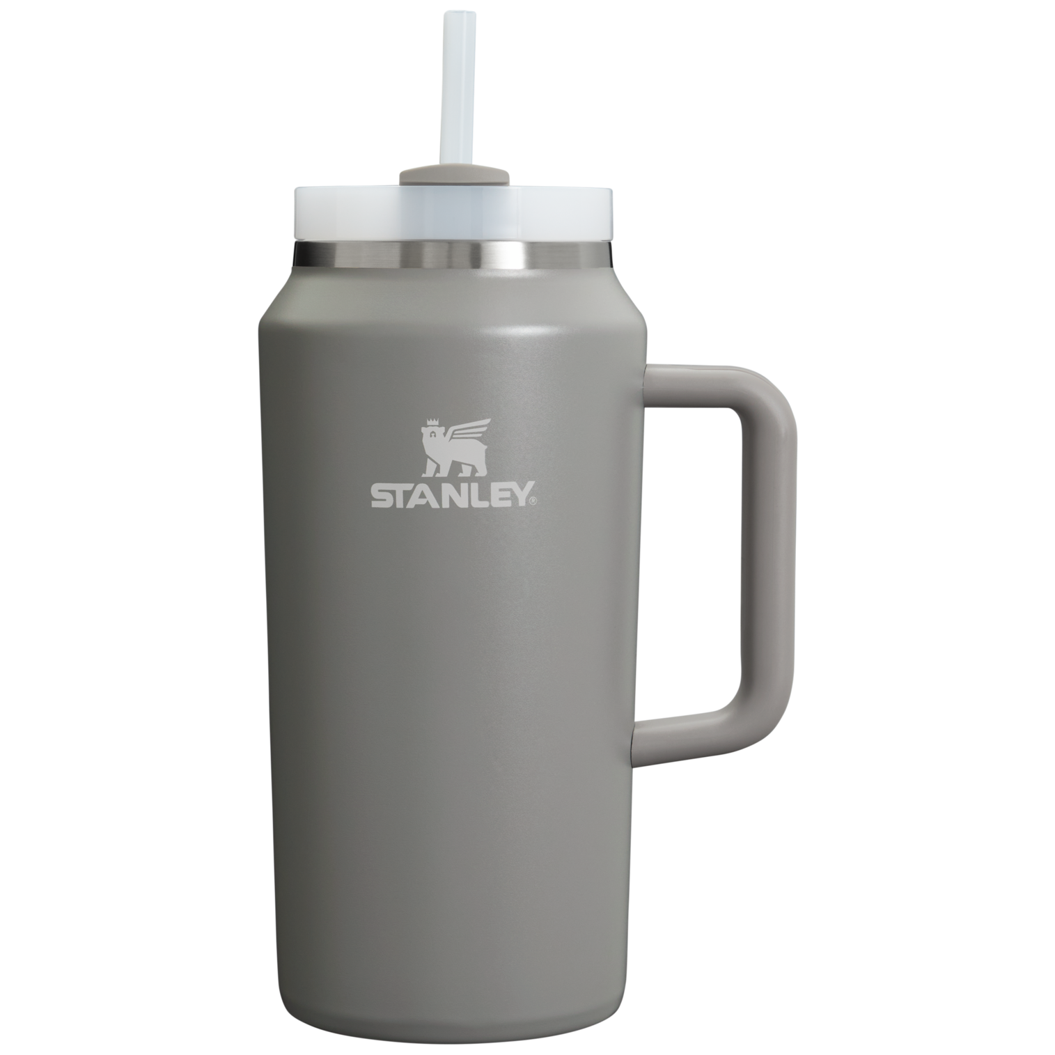 Large Capacity The Quencher H2.0 Flowstate Tumbler D365U - Double-Wall Vacuum Insulated Travel Tumbler with Straw - Stone