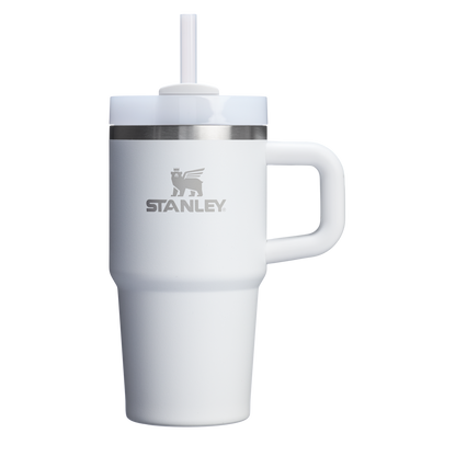 Large Capacity The Quencher H2.O Flowstate Tumbler with Handle | Stanley Create D309N - Double-Wall Vacuum Insulated Travel Tumbler with Straw Detail