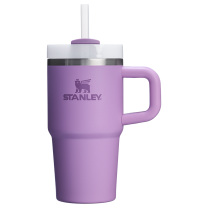 Large Capacity The Quencher H2.O Flowstate Tumbler with Handle | Stanley Create D309N - Double-Wall Vacuum Insulated Travel Tumbler with Straw Detail