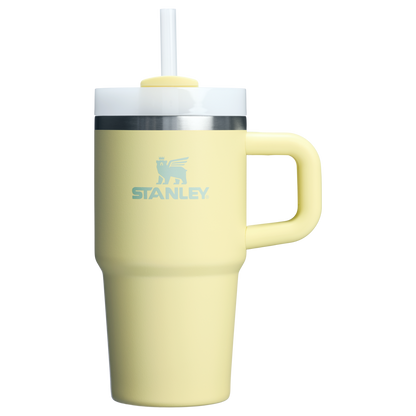 Insulated Travel The Quencher H2.O Flowstate Tumbler D251V - Double-Wall Vacuum Insulated Travel Tumbler with Straw - Pomelo