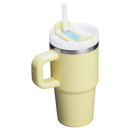 Insulated Travel The Quencher H2.O Flowstate Tumbler D251V - Double-Wall Vacuum Insulated Travel Tumbler with Straw Detail
