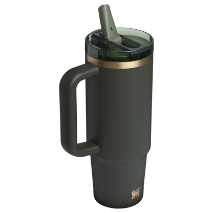 Splash-Resistant FlowState The Quencher H2.0 Flowstate Tumbler D051L - FlowState 3-Position Lid Insulated Travel Mug Detail