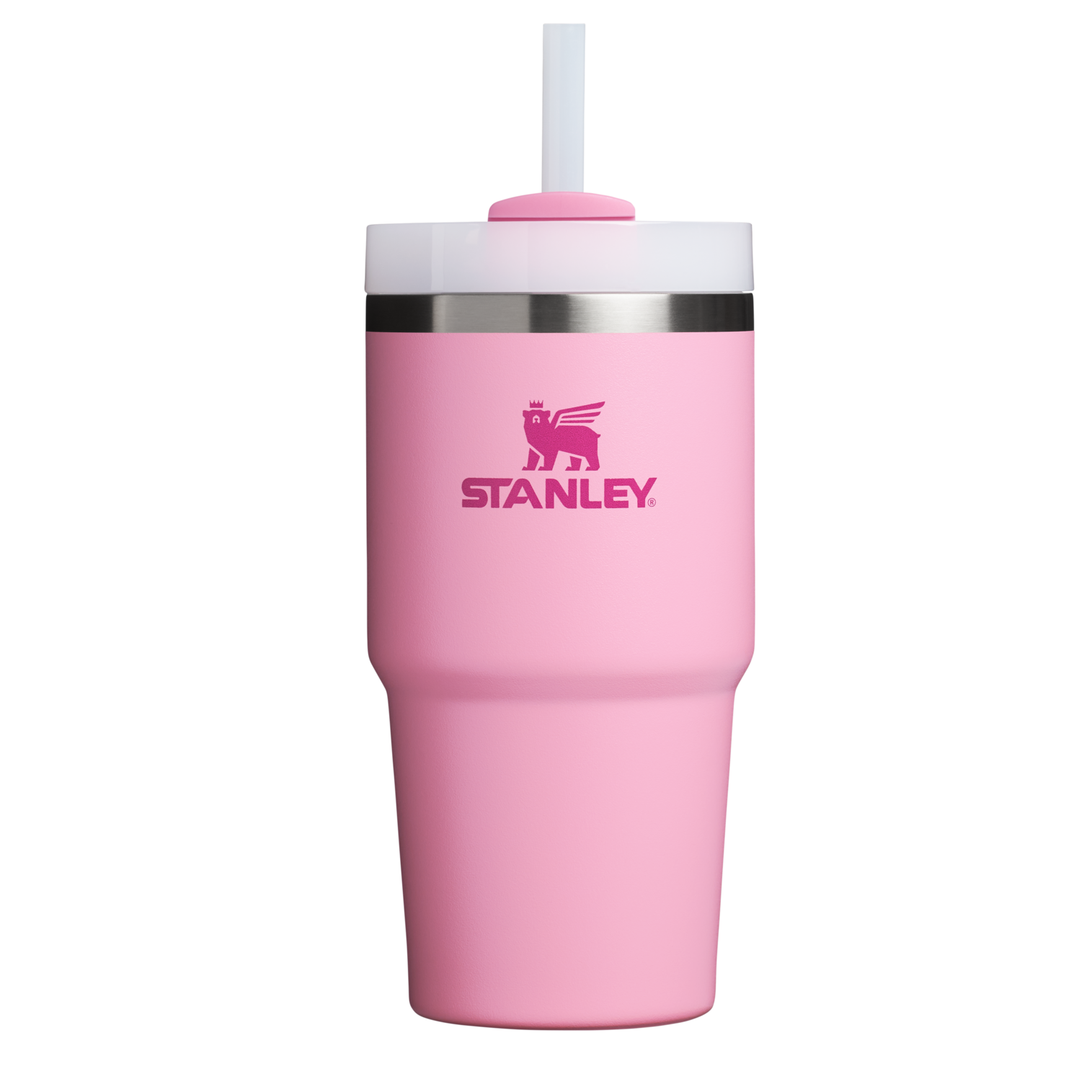 Insulated Travel The Quencher H2.0 Flowstate Tumbler | Stanley Create D330L - 40oz Large Capacity Car-Cup Friendly Quencher - Rose Quartz 2.0