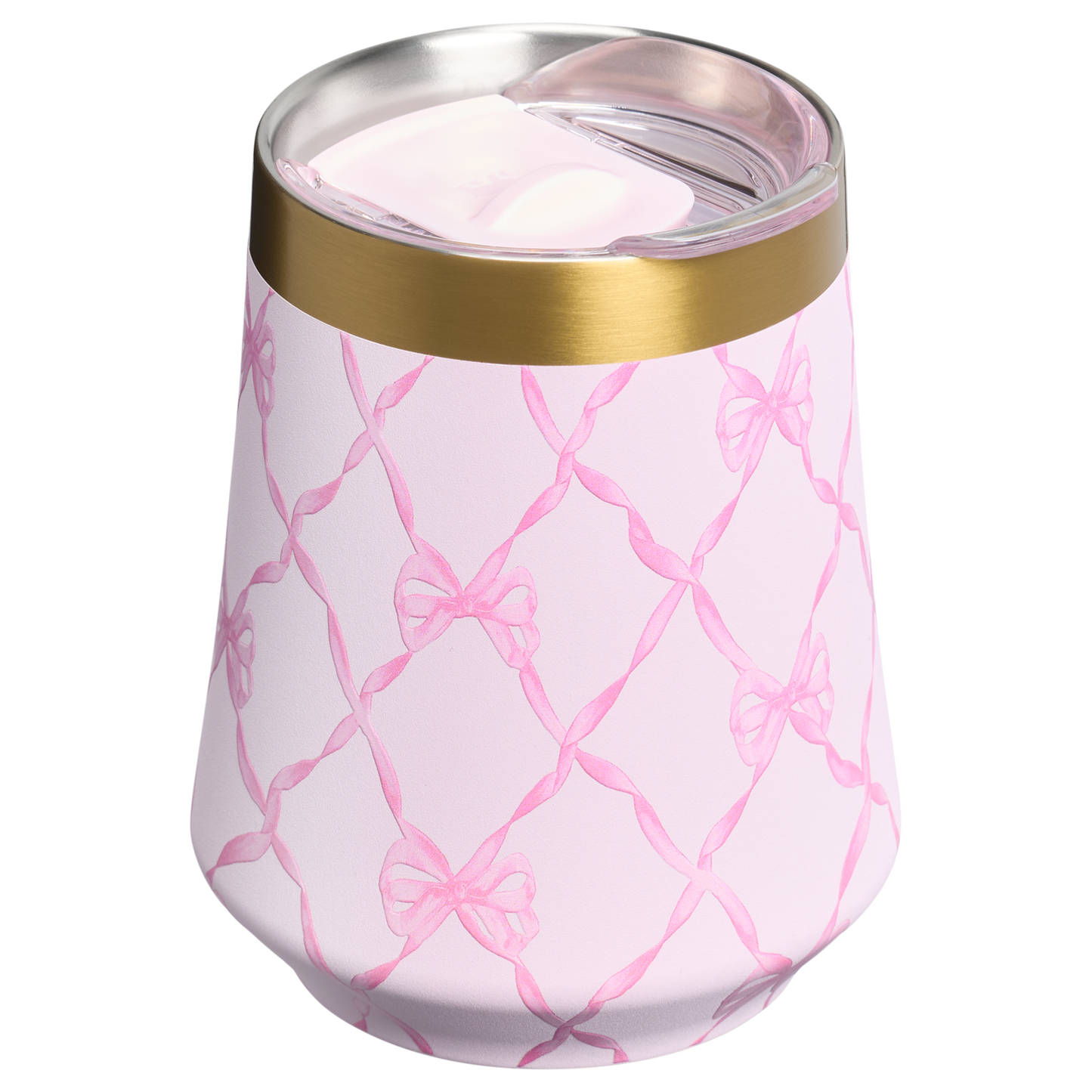 Flavor-Preserving Stanley 1913 x LoveShackFancy Holiday Reserve Wine Tumbler D367F - Elegant Stemless Vacuum Insulated Wine Tumbler Detail