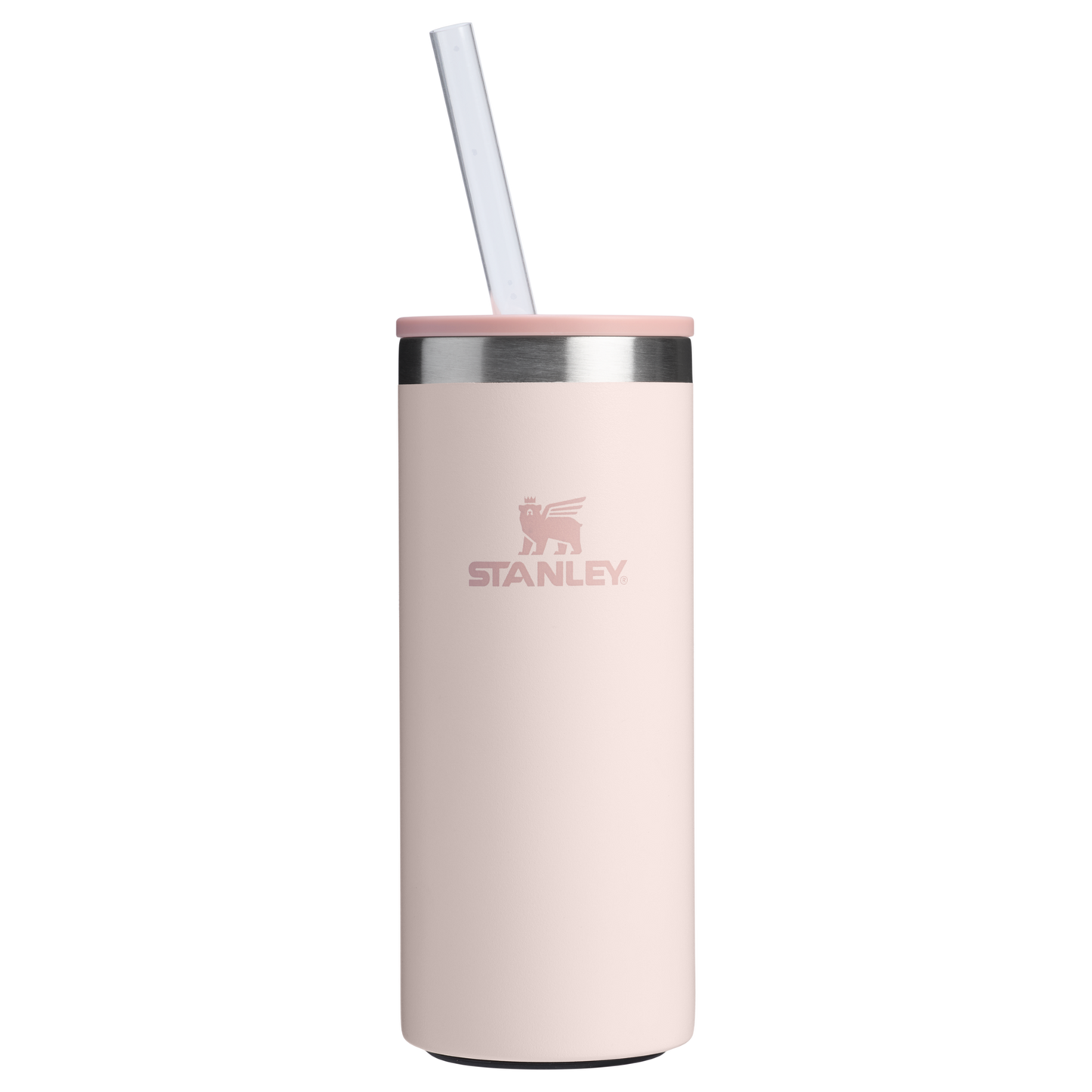 Leak-Proof Insulated The Everyday Slim Can Cooler Cup | Stanley Create D300G - Heavy-Duty Ice-Retention Food & Beverage Carrier - Rose Quartz