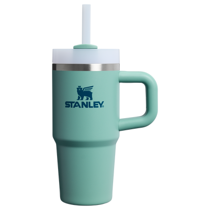 Large Capacity The Quencher H2.O Flowstate Tumbler D068Z - Double-Wall Vacuum Insulated Travel Tumbler with Straw - Spring Green