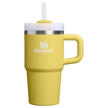 Insulated Travel The Quencher H2.O Flowstate Tumbler | Stanley Create D274S - 40oz Large Capacity Car-Cup Friendly Quencher - Daffodil
