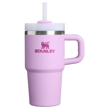 Insulated Travel The Quencher H2.O Flowstate Tumbler D069R - Double-Wall Vacuum Insulated Travel Tumbler with Straw - Soft orchid
