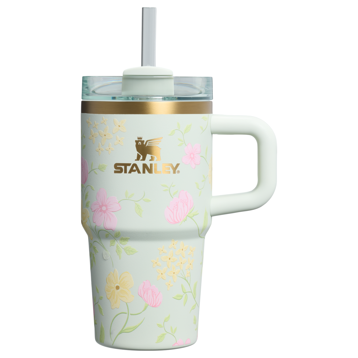 Double-Wall Vacuum The Easter Quencher H2.0  Flowstate Tumbler D259S - Double-Wall Vacuum Insulated Travel Tumbler with Straw - Spring Blossoms