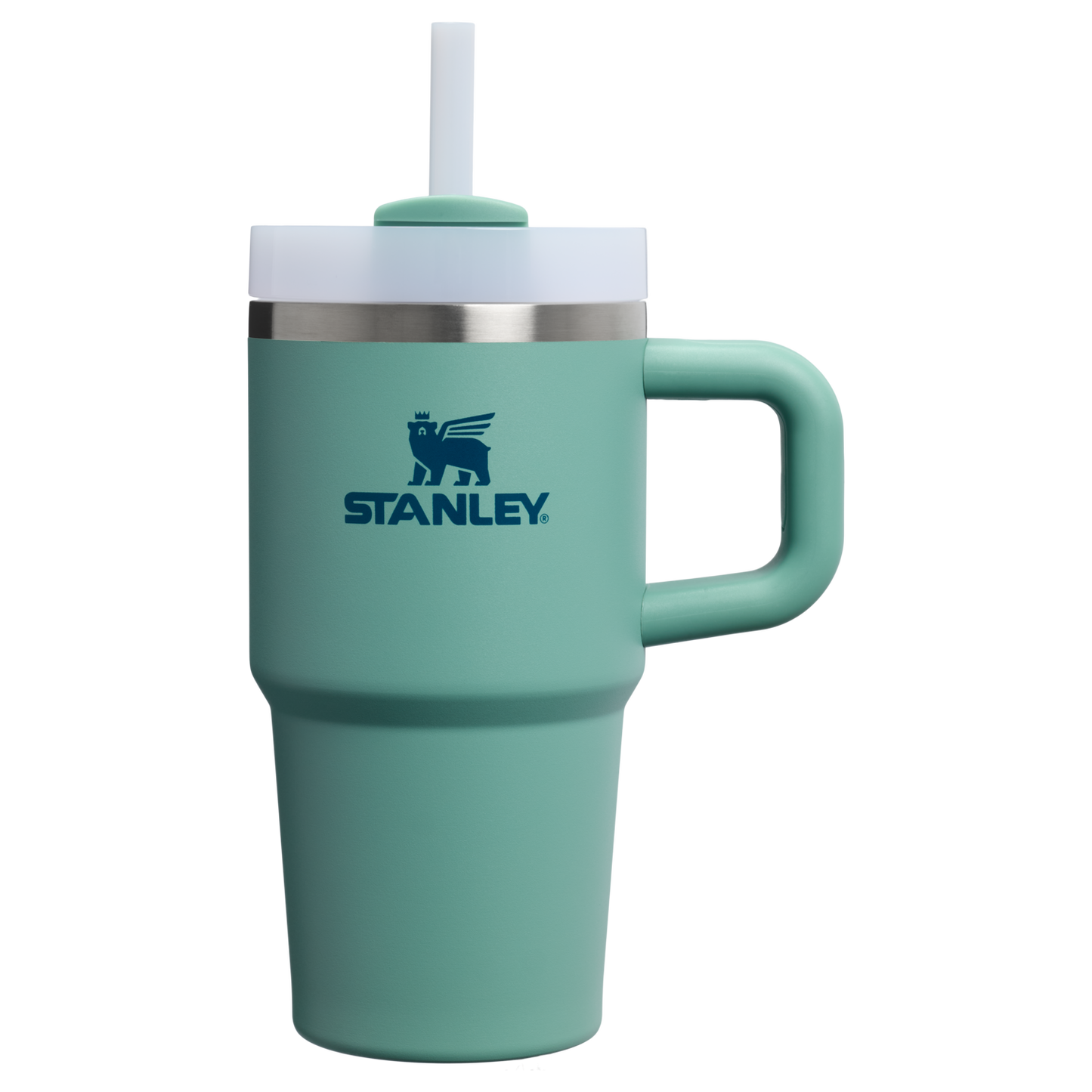 Insulated Travel The Quencher H2.O Flowstate Tumbler D069R - Double-Wall Vacuum Insulated Travel Tumbler with Straw - Spring Green