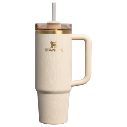 Car-Cup Friendly The Cheers & Cheer Quencher H2.0 Flowstate Tumbler D189S - FlowState 3-Position Lid Insulated Travel Mug - Birch Woodgrain