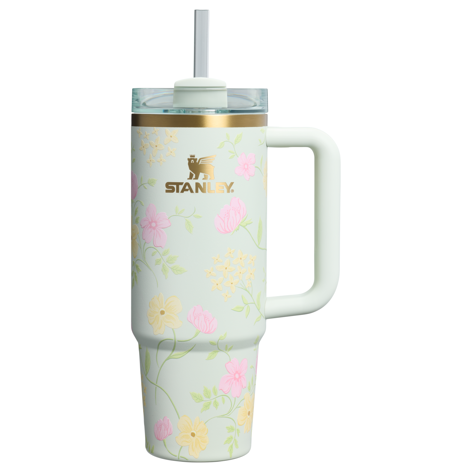 Insulated Travel The Easter Quencher H2.0 Flowstate Tumbler D257F - 40oz Large Capacity Car-Cup Friendly Quencher - Spring Blossoms