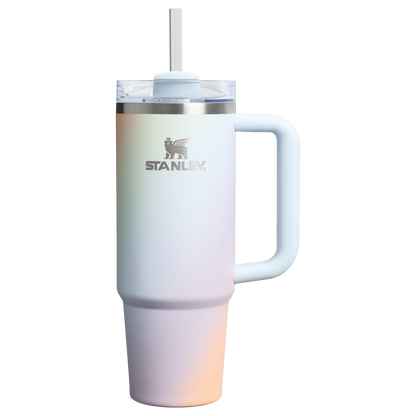 Splash-Resistant FlowState The Quencher H2.0 Flowstate Tumbler D051L - FlowState 3-Position Lid Insulated Travel Mug - Sunrise Spiral