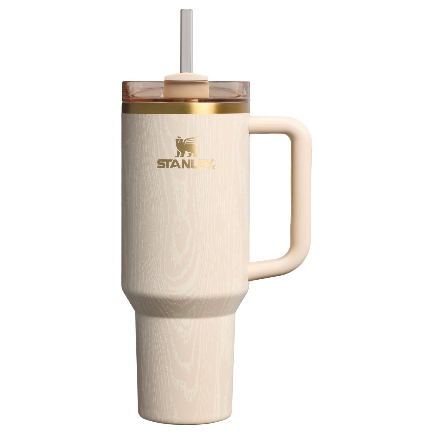 Splash-Resistant FlowState The Cheers & Cheer Quencher H2.0 Flowstate Tumbler D188Q - FlowState 3-Position Lid Insulated Travel Mug - Birch Woodgrain