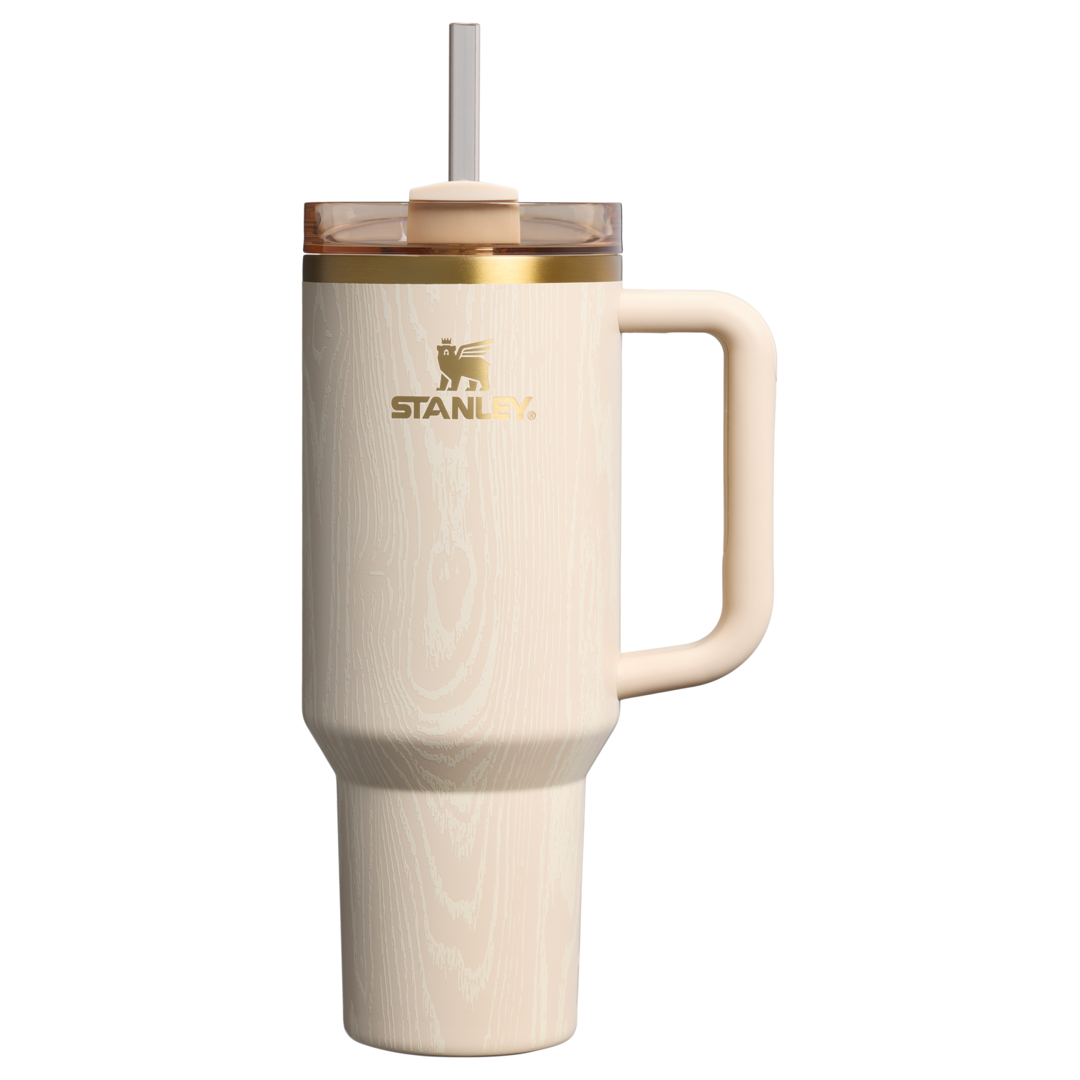 Splash-Resistant FlowState The Cheers & Cheer Quencher H2.0 Flowstate Tumbler D188Q - FlowState 3-Position Lid Insulated Travel Mug - Birch Woodgrain
