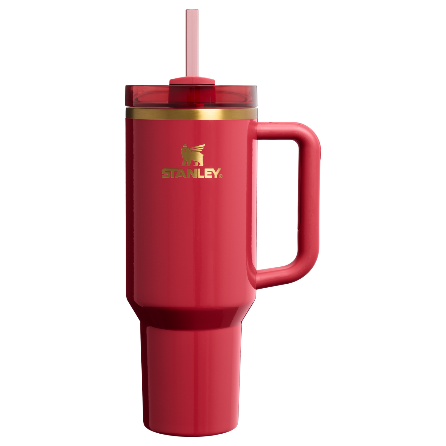 Splash-Resistant FlowState The Cheers & Cheer Quencher H2.0 Flowstate Tumbler D188Q - FlowState 3-Position Lid Insulated Travel Mug - Holly Berry Gloss