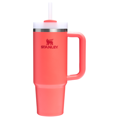 Splash-Resistant FlowState The Quencher H2.0 Flowstate Tumbler D051L - FlowState 3-Position Lid Insulated Travel Mug - Hot Coral
