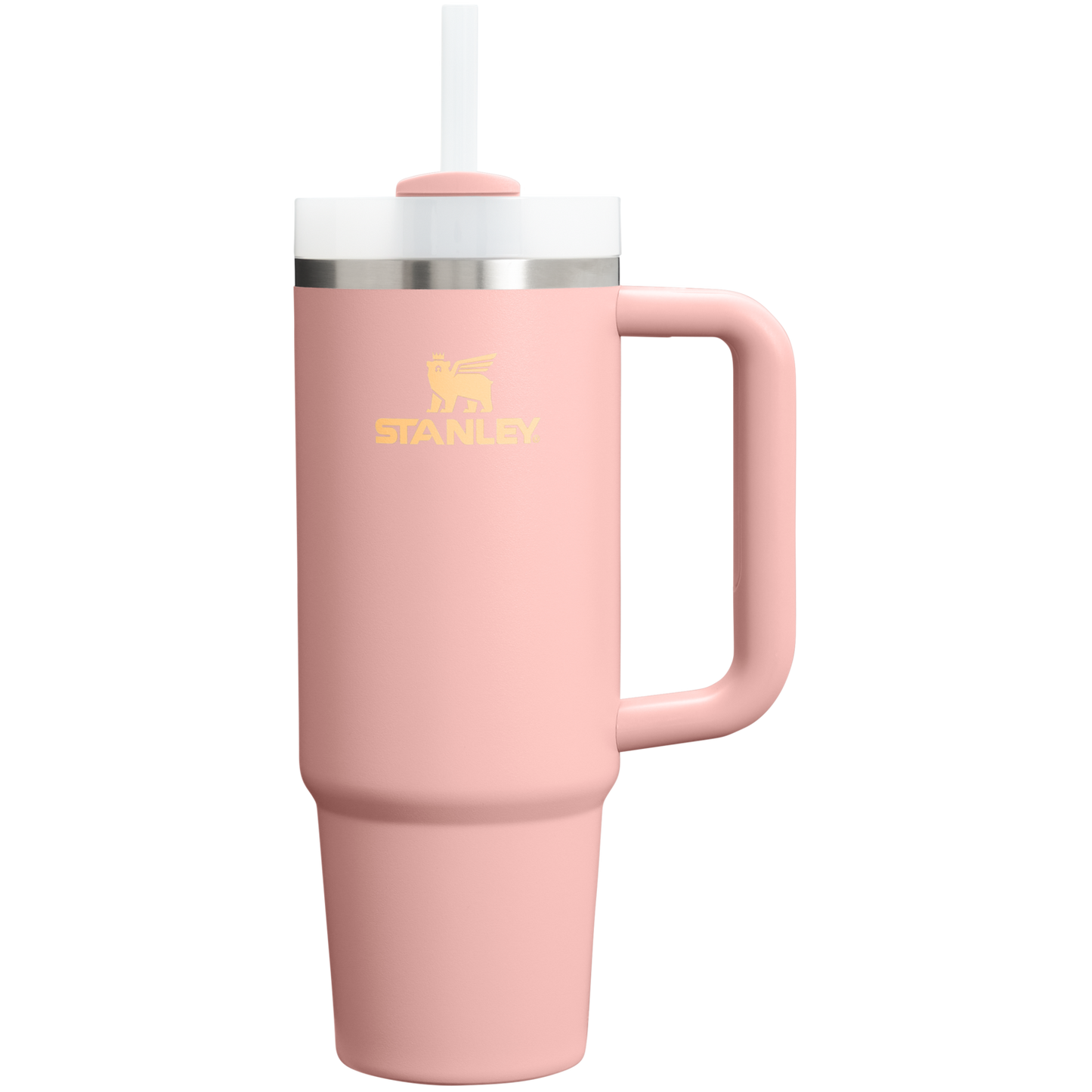 Splash-Resistant FlowState The Quencher H2.0 Flowstate Tumbler D051L - FlowState 3-Position Lid Insulated Travel Mug - Peach Rose