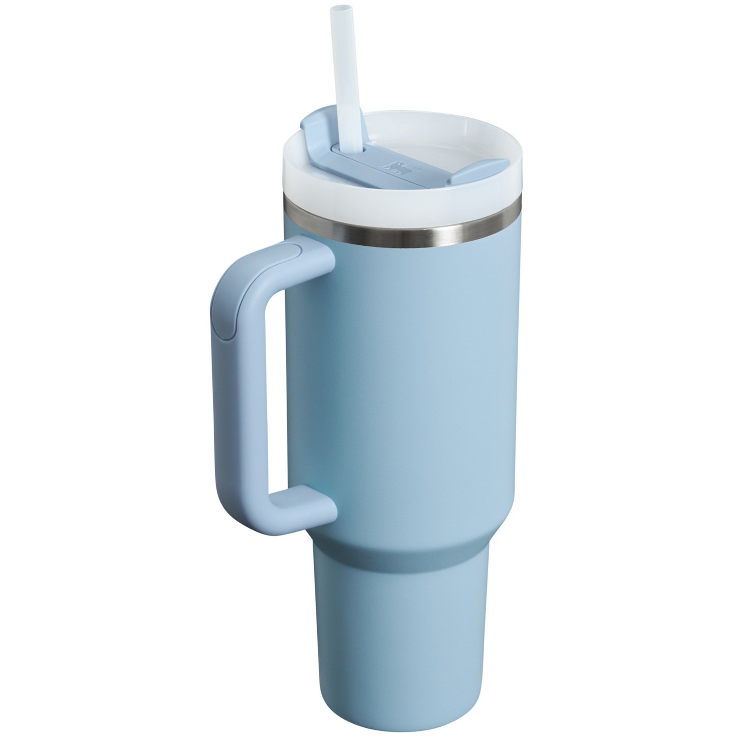 Splash-Resistant FlowState The Quencher H2.0 Flowstate Tumbler  | Stanley Create D332L - Double-Wall Vacuum Insulated Travel Tumbler with Straw Detail